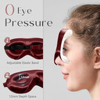 ZIMASILK Adjustable 22 Momme 100% Mulberry Silk Sleep Mask, Upgraded 3D - Image 4