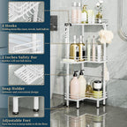 Consumest Corner Shower Caddy Standing - Image 3