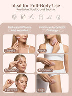 Rena Chris Gua Sha and Face Roller Set: Anti-Breakage Jade Roller - Image 4