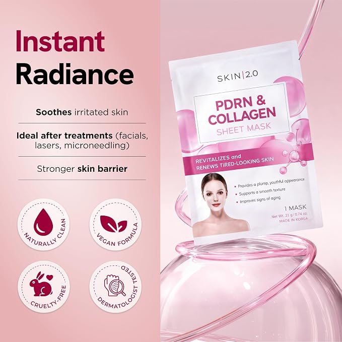 Skin 2.0 Salmon DNA PDRN Face Mask - Image 4