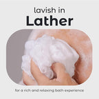 MainBasics Bath Shower Loofah Sponge Pouf Body Scrubber Exfoliator Body Wash - Image 4