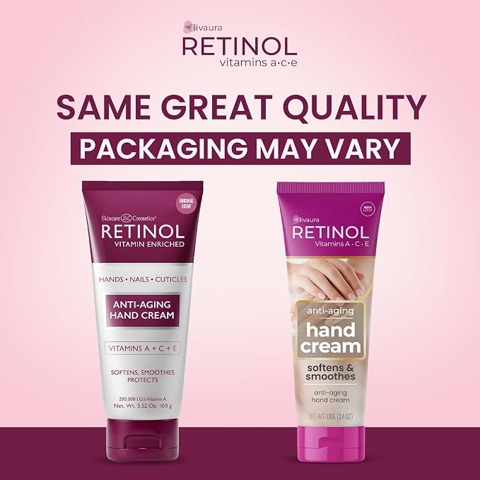 LIVAURA Retinol Anti-Aging Hand Cream – The Original Brand - Image 2
