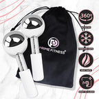 PRIME Fitness Ice Globes for Facials | Unbreakable Steel Cooling Roller | Cryo - Image 7