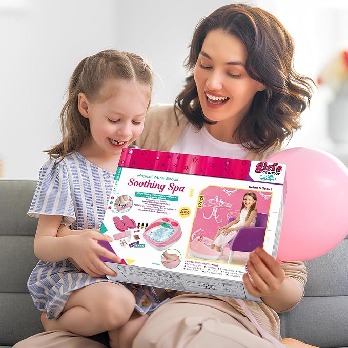 Kids Foot Spa & Nail Kit Set, Kids Spa Day Kit - Image 9