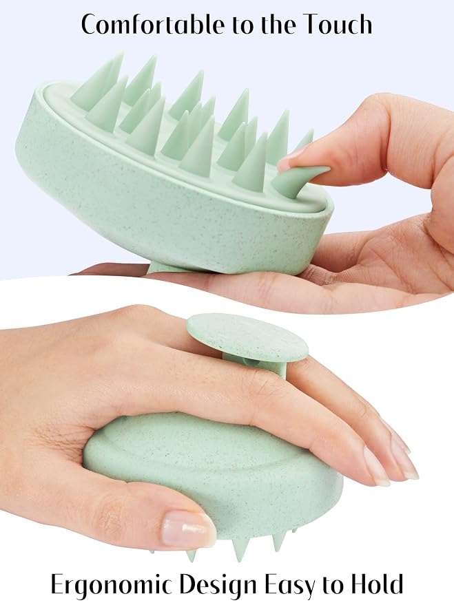 HEETA Scalp Massager Hair Growth, Soft Silicone Scalp Scrubber Shampoo Brush - Image 5