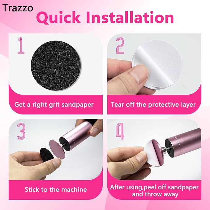 Trazzo 80/120/180 Grit Replacement Sanding Discs - Image 5