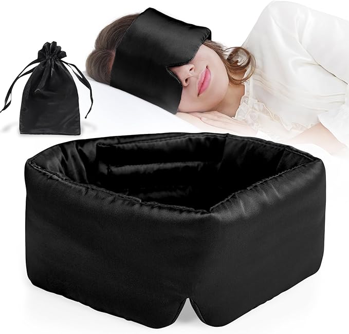 100% Mulberry Silk Sleep Mask, Comfortable Soft by Unknown