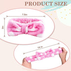 9 Pcs Spa Headband for Washing Face, Skincare Headband, Microfiber Makeup - Image 2