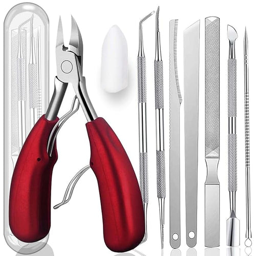 10PCS Toenail Clippers Tool, Ingrown toenail Tool, Professional Thick & Ingrown by EODIEBN