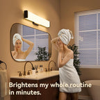 Amico Bathroom Vanity Light Over Mirror 32 inch, Dimmable 5CCT Led Vanity Lights - Image 8
