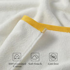 REDKISS 100% Cotton 2 Pack Luxury Bath Towels 27 x 54 Inches, Oversized Bath - Image 6