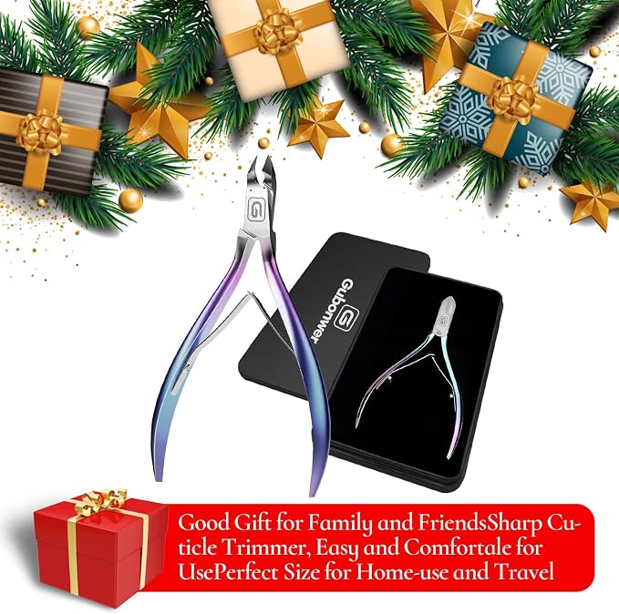 Cuticle Trimmer 3/4 Jaw Extremely Sharp Cuticle Nippers Scissors Stainless - Image 7