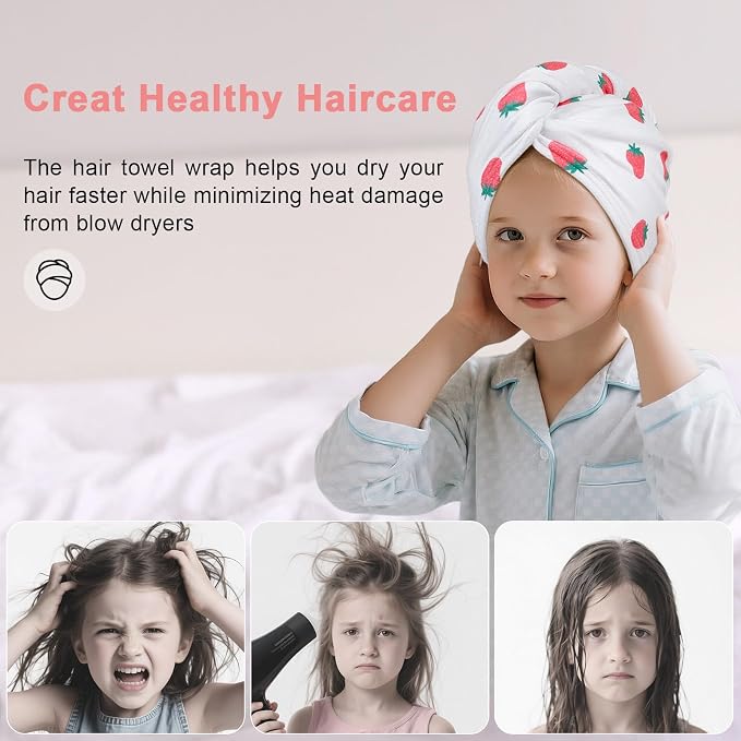 Unicorn Castle Microfiber Hair Towel - Image 4