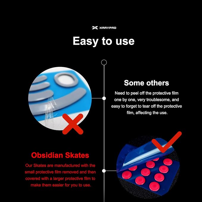 X-Raypad Jade Speed Mouse Skates, Offers Excelent Wear Resistance, Speed & - Image 4