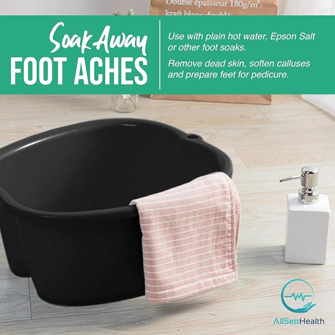 AllSett Health Foot Soaking Bath Basin – Large Size - Image 6