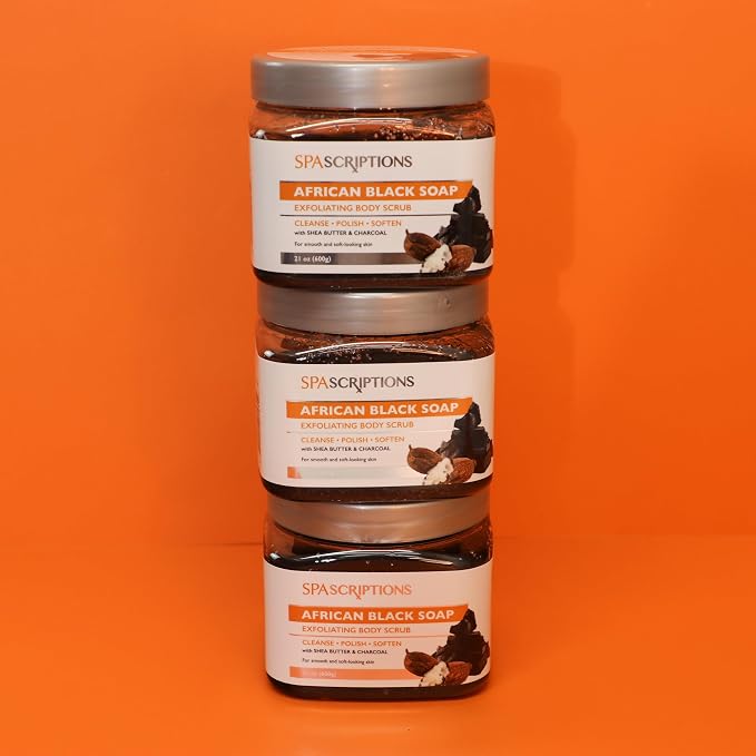 SpaScriptions African Black Soap Sugar Scrub - Image 7
