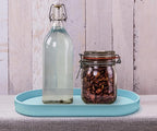 Blue Small Tray, Oval Tray for Kitchen Counter, Bathtub Bathroom Vanity Items - Image 9