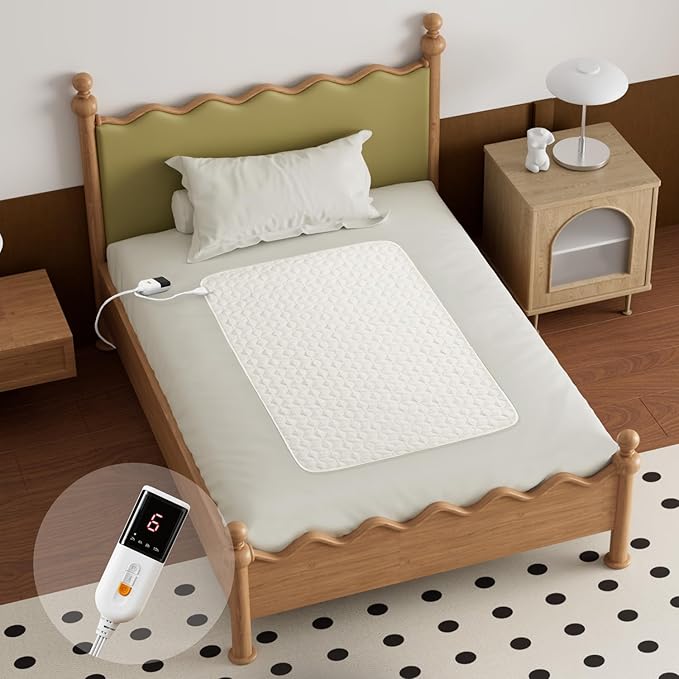 GOTCOZY Heated Mattress Pad Mini Twin Size 31"x55" by EASYTOCHOOSEEASYTOLOVE
