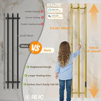 ENZE Smart Heated Towel Rack, Wall Mounted Electric Towel Warmer 220W - Image 7