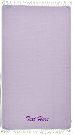 Personalized Embroidered Beach Towel | Throw Blanket, Sand Free, Highly by LA%60HAMMAMFINELIVING