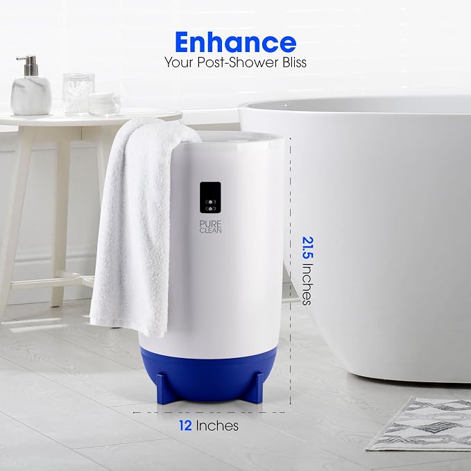 PureClean Towel Warmer Bucket, Portable Blanket Heater - Image 2