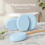 AmazerBath Lotion Applicator for Back, 4 Replaceable Pads - Image 6
