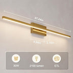 VOLISUN Modern Bathroom Vanity Light 48 inch, 30W Dimmable 5CCT Led Bathroom - Image 6