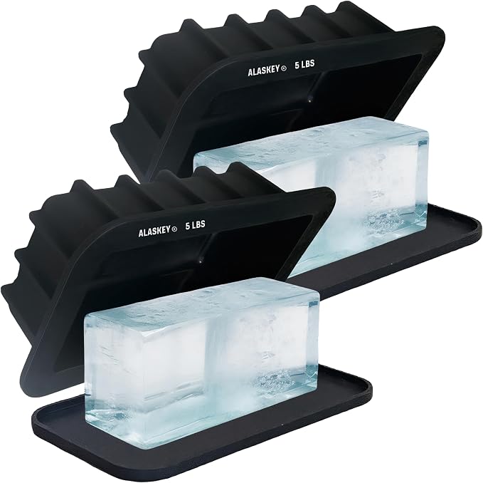 Alaskey® Extra Large Ice Block Mold 5 lbs by Alaskey