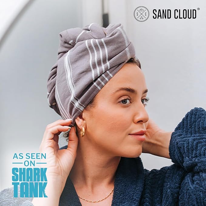Sand Cloud Hair Towel Wrap for Women & Men, - Image 2