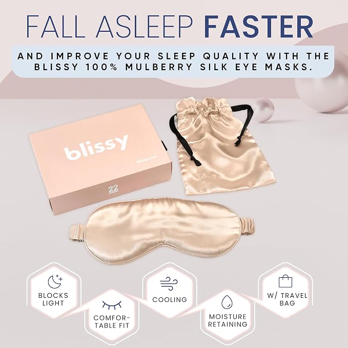 Blissy Silk Sleep Mask - Image 3