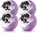 Dried Flower Bath Bombs Salt Balls, Lavender Extract Essential Oils, by Focusingonbathingproducts