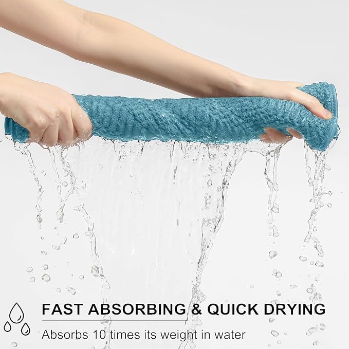 Ycosy 4 Pack Extra Large Microfiber Bath Towels Set, 35x70 inches, Less Lint - Image 6