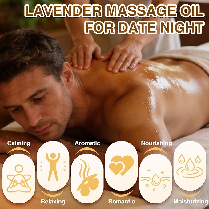 Pjordo 2 Pack Body Massage Oil for Massage Therapy, Sore Muscle Arnica Oil & - Image 4
