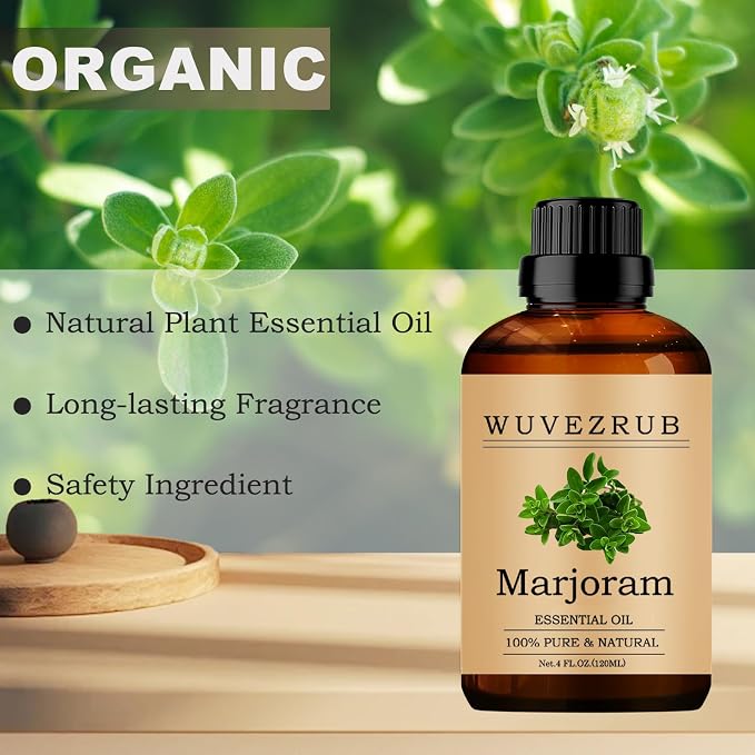 Marjoram Essential Oils, 120ML Pure and Natural Essential Oil - Image 4
