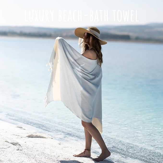 Turkish Beach Towels Oversized Clearance XL 40x71- Sand Free Beach Towel- 100% - Image 4