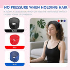 2Pcs black and red Mesh Hair Wraps, Thicker Soft Head Wraps - Image 2