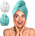 YFONG 2 Pack Microfiber Hair Towel Wrap by YFONG