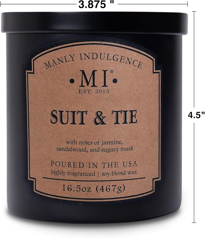 Manly Indulgence Suit & Tie Scented Candles - Image 4
