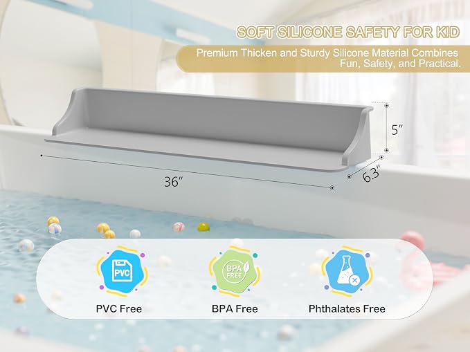 Cushore 3-Ft Bathtub Splash Guard PlayPad - Image 5