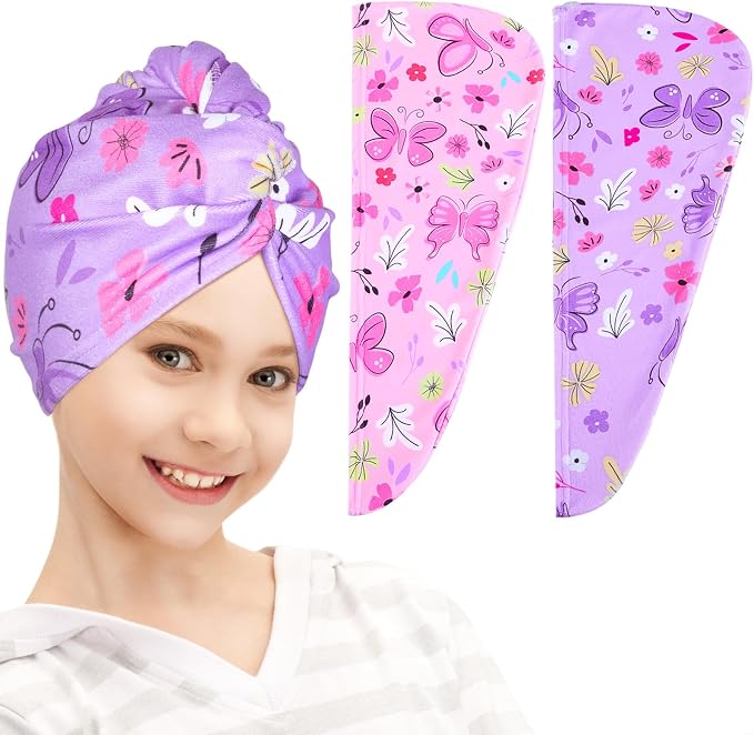 FIOBEE Microfiber Hair Towel Wrap by FIOBEE
