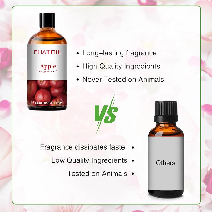 PHATOIL 3.38FL.OZ Apple Fragrance Oils - Image 4