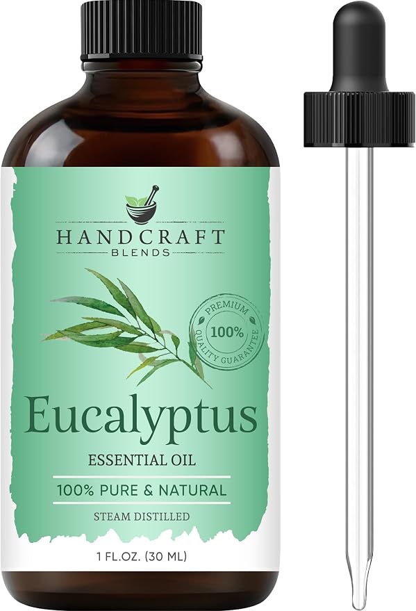 Handcraft Blends Eucalyptus Essential Oil – 1 Fl Oz – 100% Pure and Natural – by HandcraftBlends