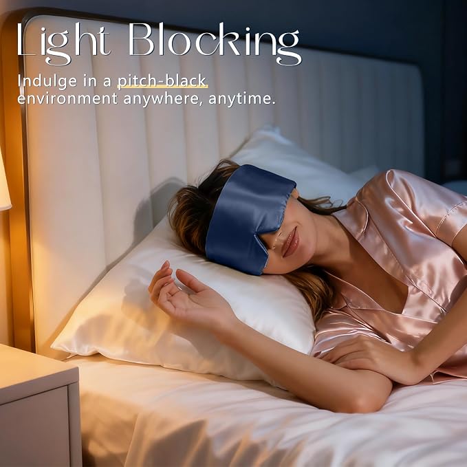 ZIMASILK 100% 22 Momme Mulberry Silk Sleep Mask - Image 4