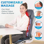 Back Massager with Heat, Full Body Massage Pad with Pillow Neck Support - Image 2