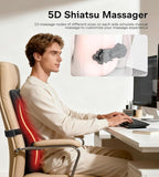 ALLJOY Back Massager with Heat, Electric Shiatsu Massage Pillow with LCD Display - Image 2