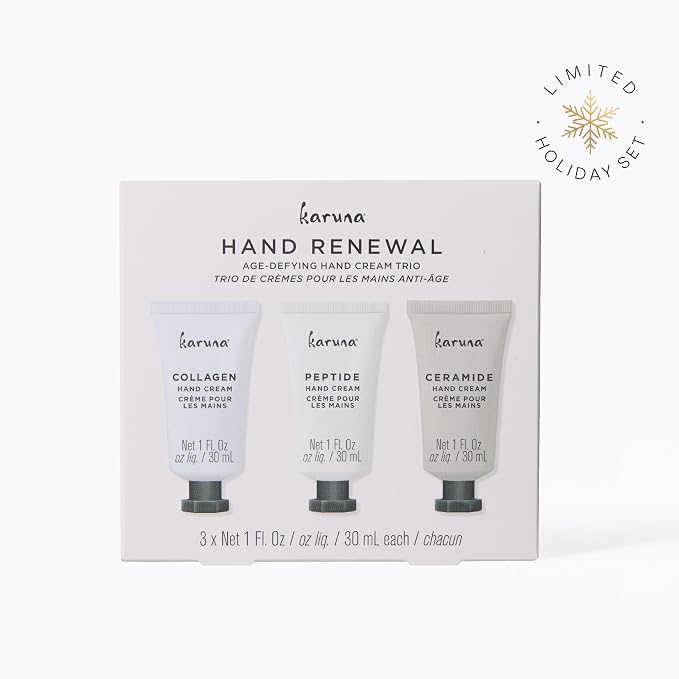 Karuna Age-Defying Hand Cream Trio, 3 Pack Hand Renewal – Hydrating, Nourishing - Image 3