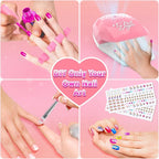 Kids Nail Polish Set for Girls, Nail Art Kit - Image 5