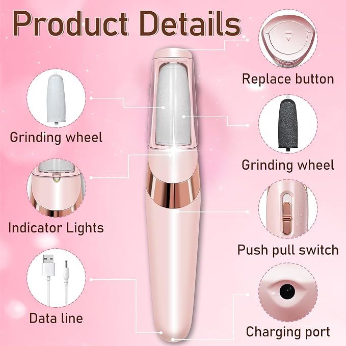 Callus Remover for Feet，Electric Foot Callus Remover - Image 6