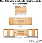 Deep Calm Bathtub Tray Caddy - Image 3