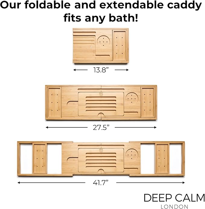 Deep Calm Bathtub Tray Caddy - Image 3